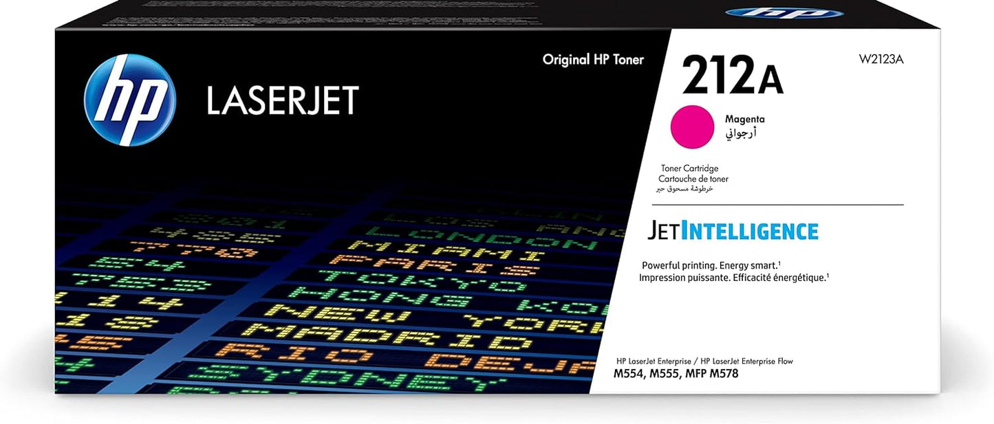 Cartouche Toner 212A Magenta - Rendement 4500 pages