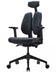Fauteuil ergonomique tissu noir - confort et ajustabilité
