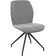 Chaise de salon pivotante - tissu anthracite