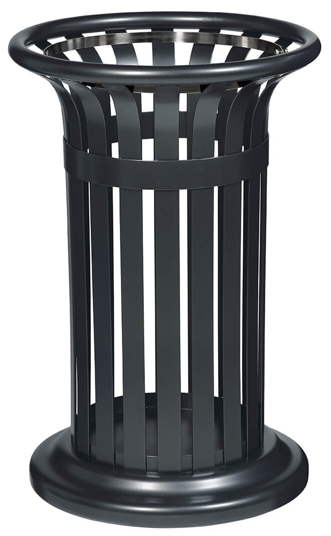 Corbeille extérieure 60l - acier anti-corrosion