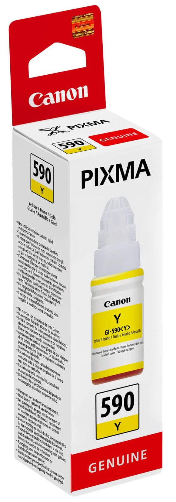 Recharge d'encre jaune GI-590 - Haut rendement 7000 pages