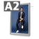 Cadre Photo A2 - Aluminium Anodisé avec Plexiglas