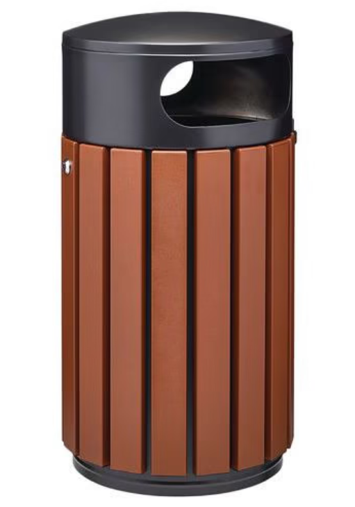 Poubelle extérieure 60l - anticorrosion et sécurité