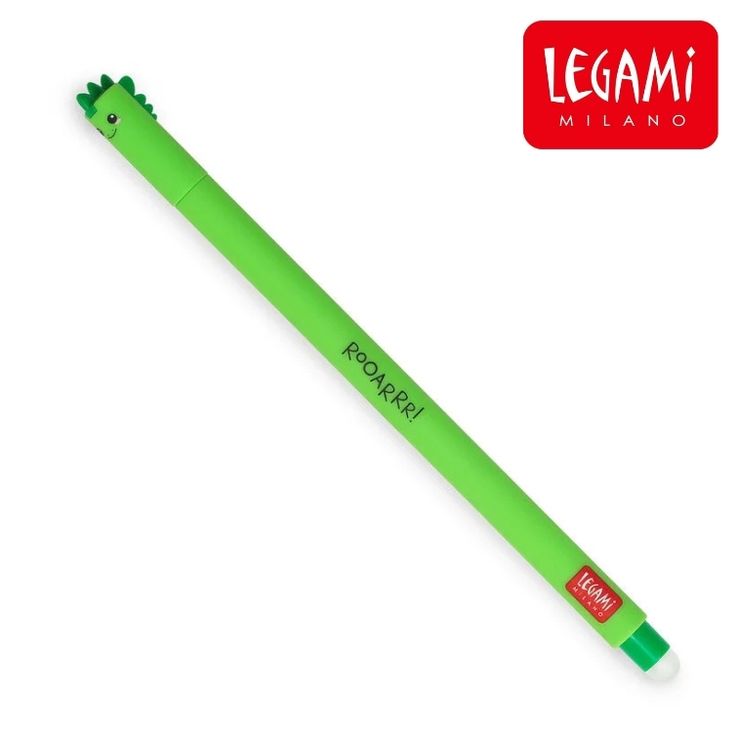 Stylo Roller Effaçable Legami Dino - Pointe Fine 0,7 mm