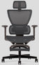 FAUTEUIL DE BUREAU ERGONOMIQUE ZENIT FILET + TETIERE + REPOSE-PIED NW41 CHARCOAL