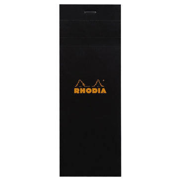 Bloc Rhodia 7.4x21cm 80feuilles 5x5- noir