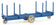 Chariot de transport - Charge 3000 kg, 2500x700 mm