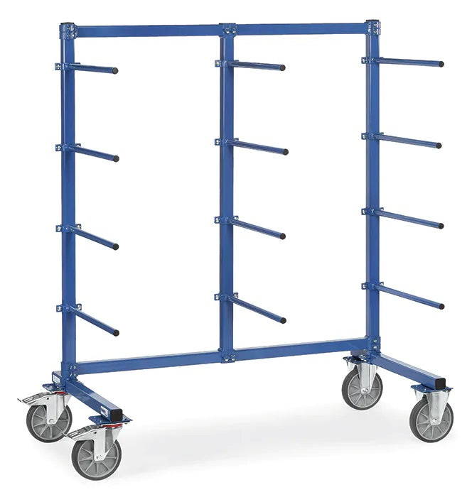 Chariot A Barres De Portee Horizontales En Pvc Dimensions Armature 2.000 X 800 M