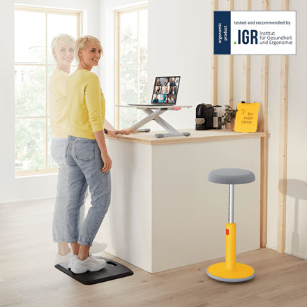Station de travail assis/debout - ergonomie et espace