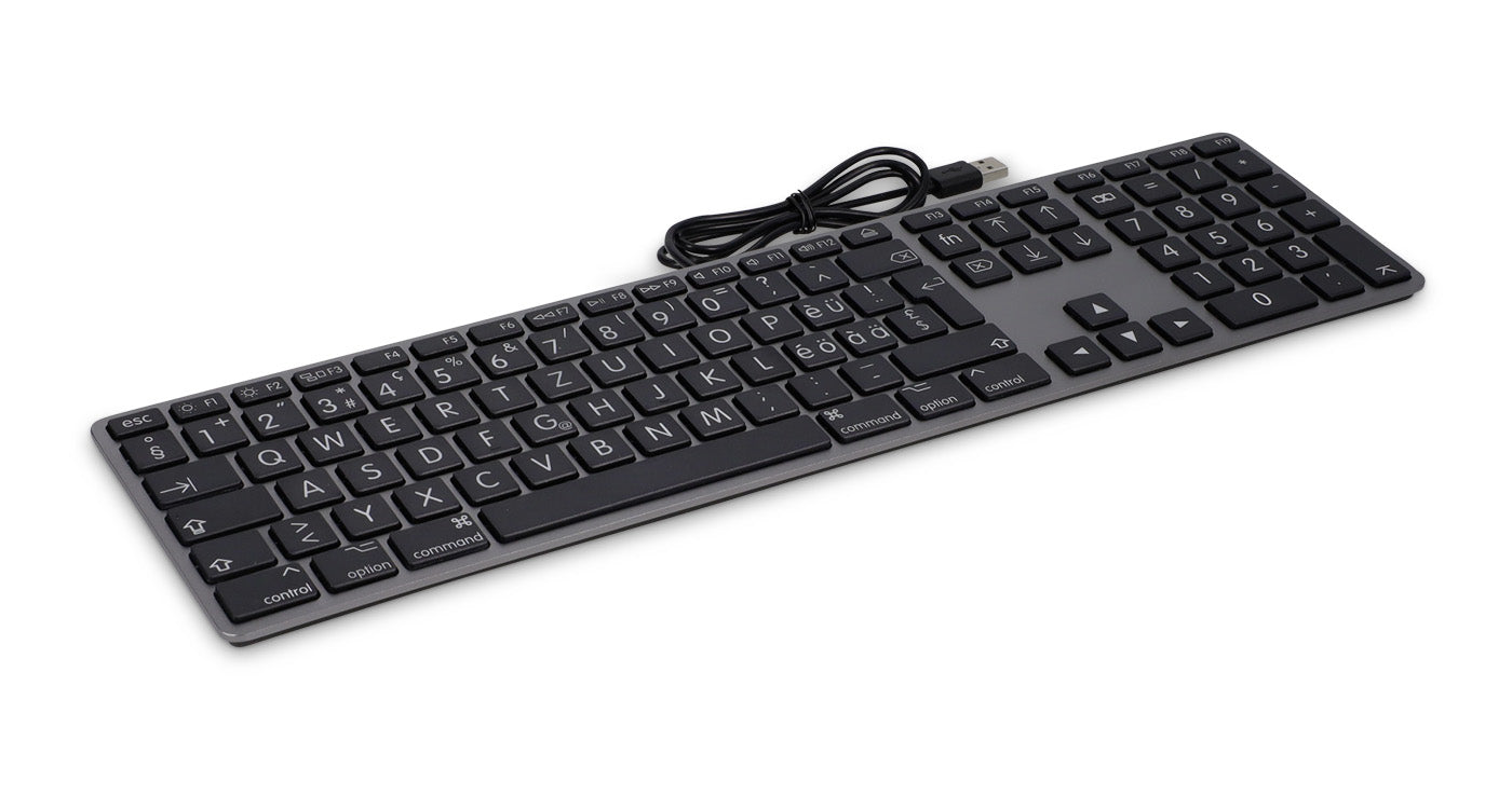 Clavier usb grande police pour mac - azerty