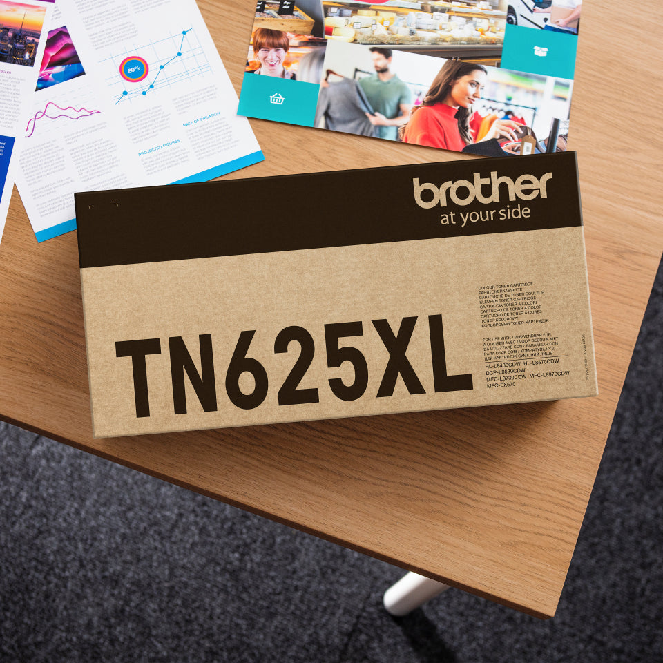 Toner Laser Brother TN625XL BK Noir 4500 pages