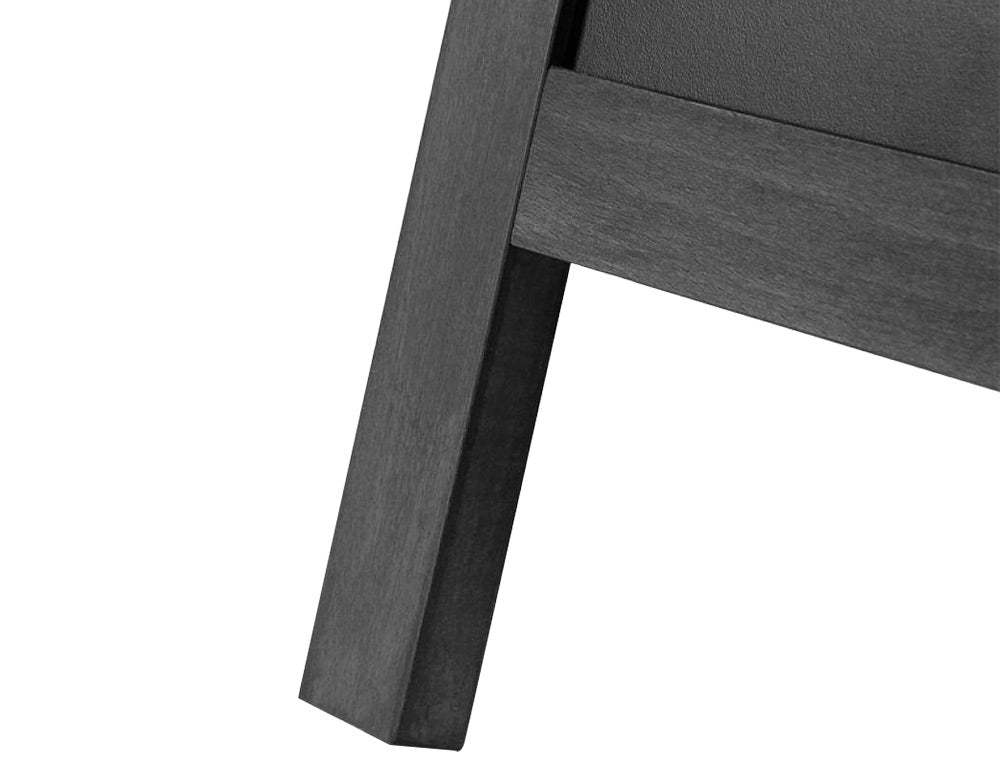 Chevalet trottoir bois 75x135 - élégance et robustesse