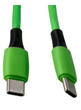 Câble USB-C vers USB-C 2 m vert charge et données