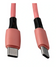 Câble USB-C vers USB-C 2 m rose charge et données