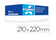 Essuie-mains pliage en V 2 plis 21x22cm- pack 20 paquets de 200 unités
