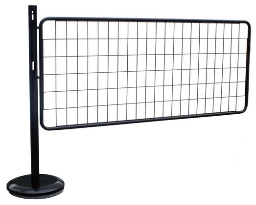 Poteau Barrière 150x100 Noir VISO