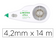 Roller de correction rechargeable Tombow 4.2mmx14m