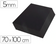 Carton mousse noir 5mm 70x100cm