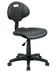 Chaise haute de caisse en polyuréthane noir CLPU-H