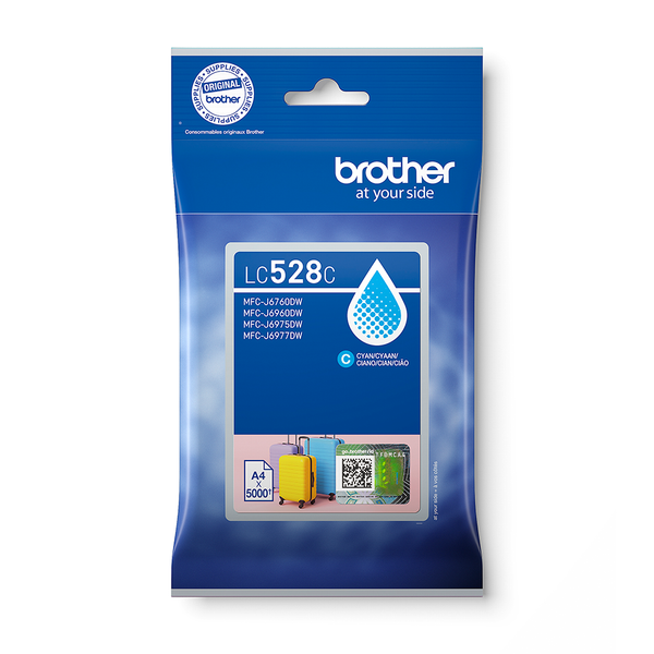 LC528C Cartouche d’encre originale très haute capacité Brother – Cyan