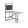 Table connectée Hauteur 105cm avec support écran