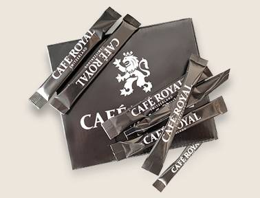 Bûchettes de sucre Café royal - paquet de 100 - 4g par bûchette