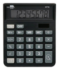 Calculatrice bureau 8chiffres solaire noir