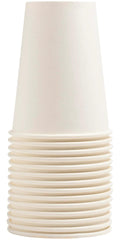Gobelet carton 20cl - lot de 50, blanc