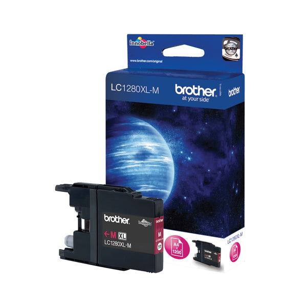 Cartouche d'encre Brother magenta LC1280xl - haut rendement