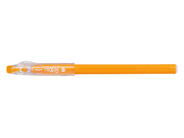 Stylo bille à encre gel frixion 0.7 mm - ecriture orange