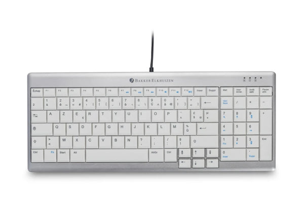Clavier compact ergonomique avec pavé numérique