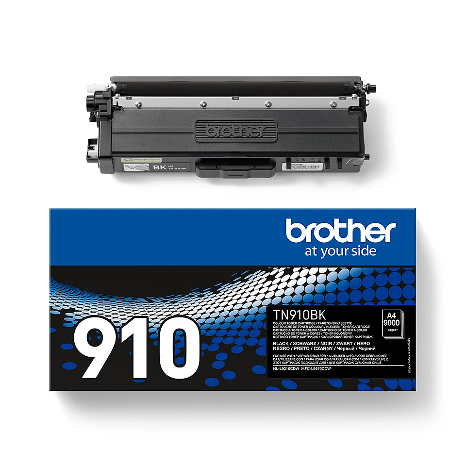 Cartouche toner Brother tn-910bk - 9000 pages