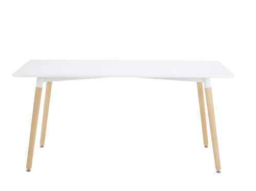 table modulaire cadillon 140 x 70 blanc et hetre