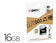 Carte mémoire micro sdhc 16gb - classe 10, élite gold