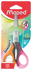 Ciseaux enfants droitier 13cm - précision et confort multicolore