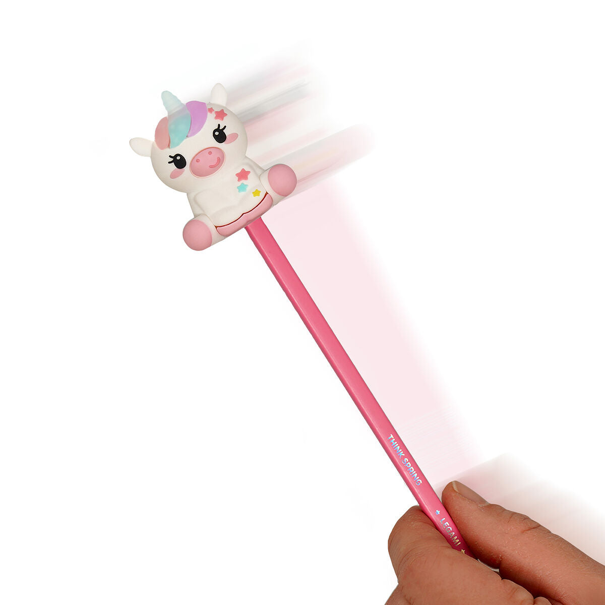 Taille-crayon lumineux Legami Licorne - réservoir amovible, magie