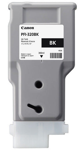 Cartouche d'encre Canon noire pfi-320bk - 300 ml, pigments