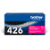 Cartouche toner Brother magenta tn-426m - 6500 pages
