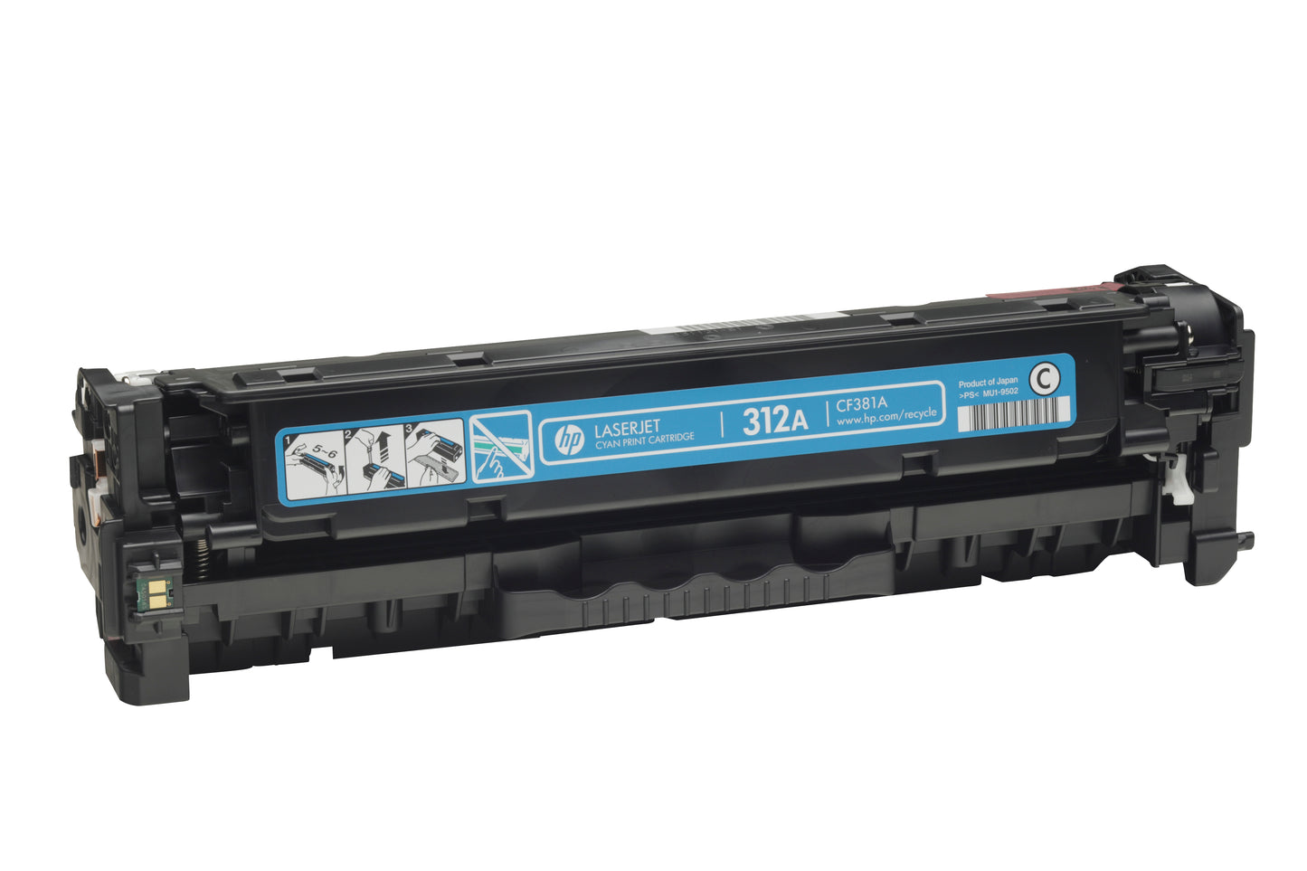 Cartouche toner HP cyan 312a - impression professionnelle
