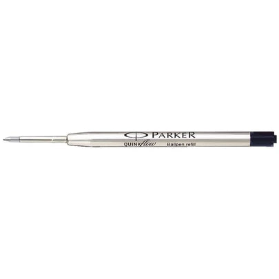 Recharge stylo bille Parker écriture moyenne noire bl.1