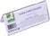 Chevalet porte-nom 95x42 - transparent et compact
