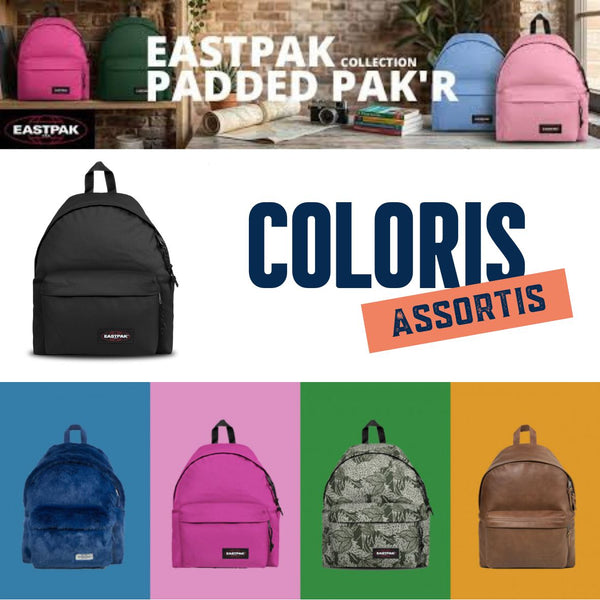 sac a dos eastpak padded 1c coloris assortis