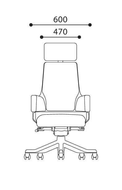 Fauteuil de bureau philadelphie cuir -camel
