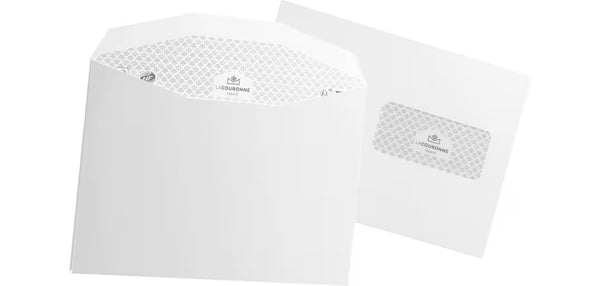 Enveloppes 162x229mm - Certifiées PEFC - Fenêtre de 45mm - Lot de 1000