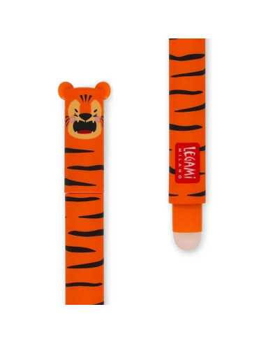 Stylo gel effaçable Legami - motif tigre