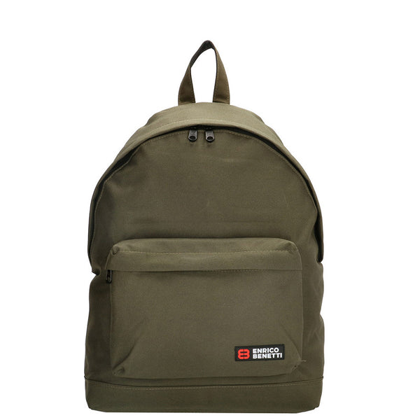 Sac à dos Amsterdam 15" olive vert Enrico Benetti