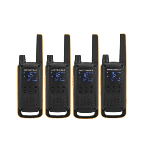 Pack 4 talkie walkie MOTOROLA T82 extreme - portée 5000m