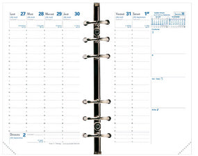 Recharge d'agenda organisateur Timer 17 QUO VADIS 10 x 17 cm
