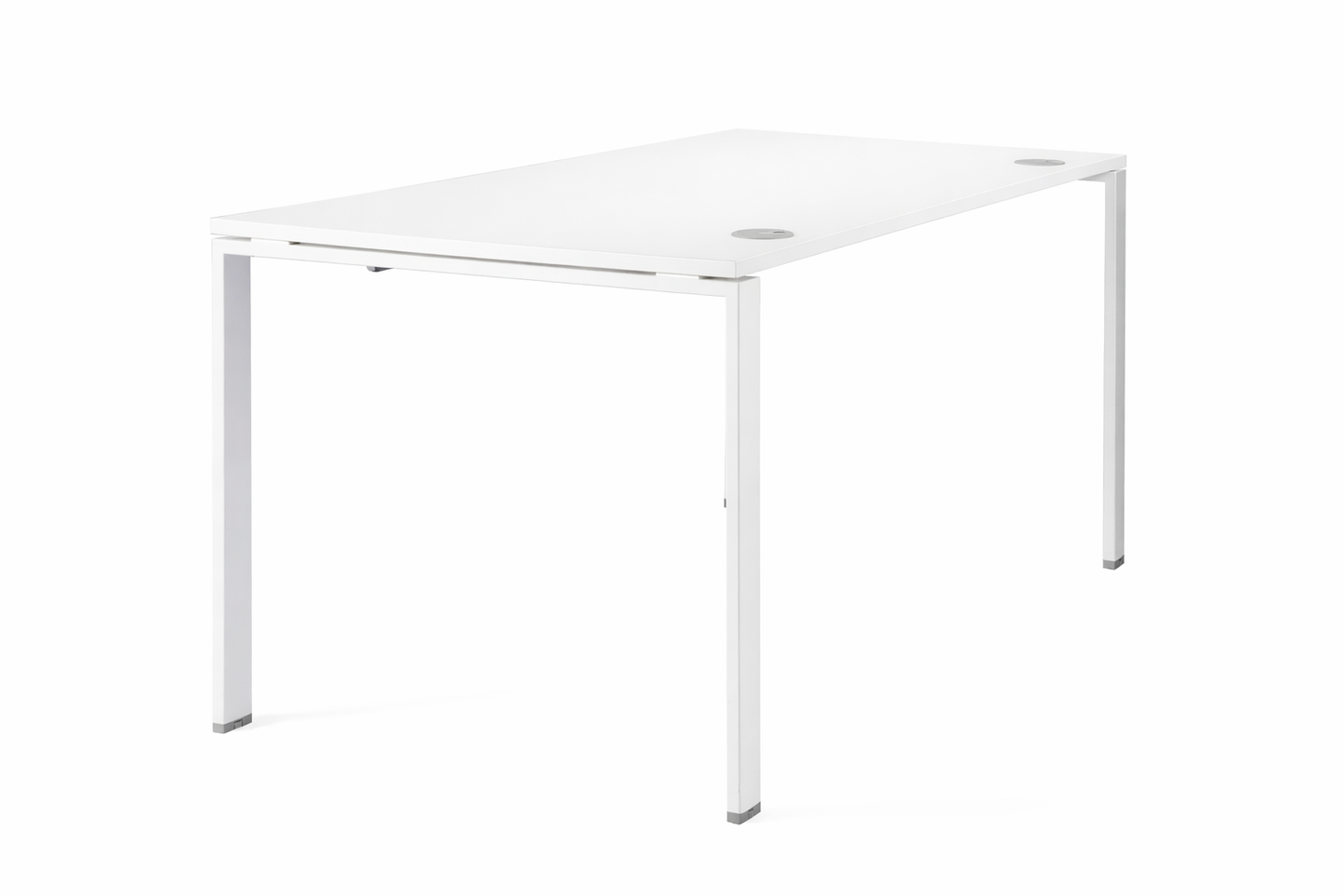 BUREAU DROIT 160X80CM BLANC - GAMME WORK