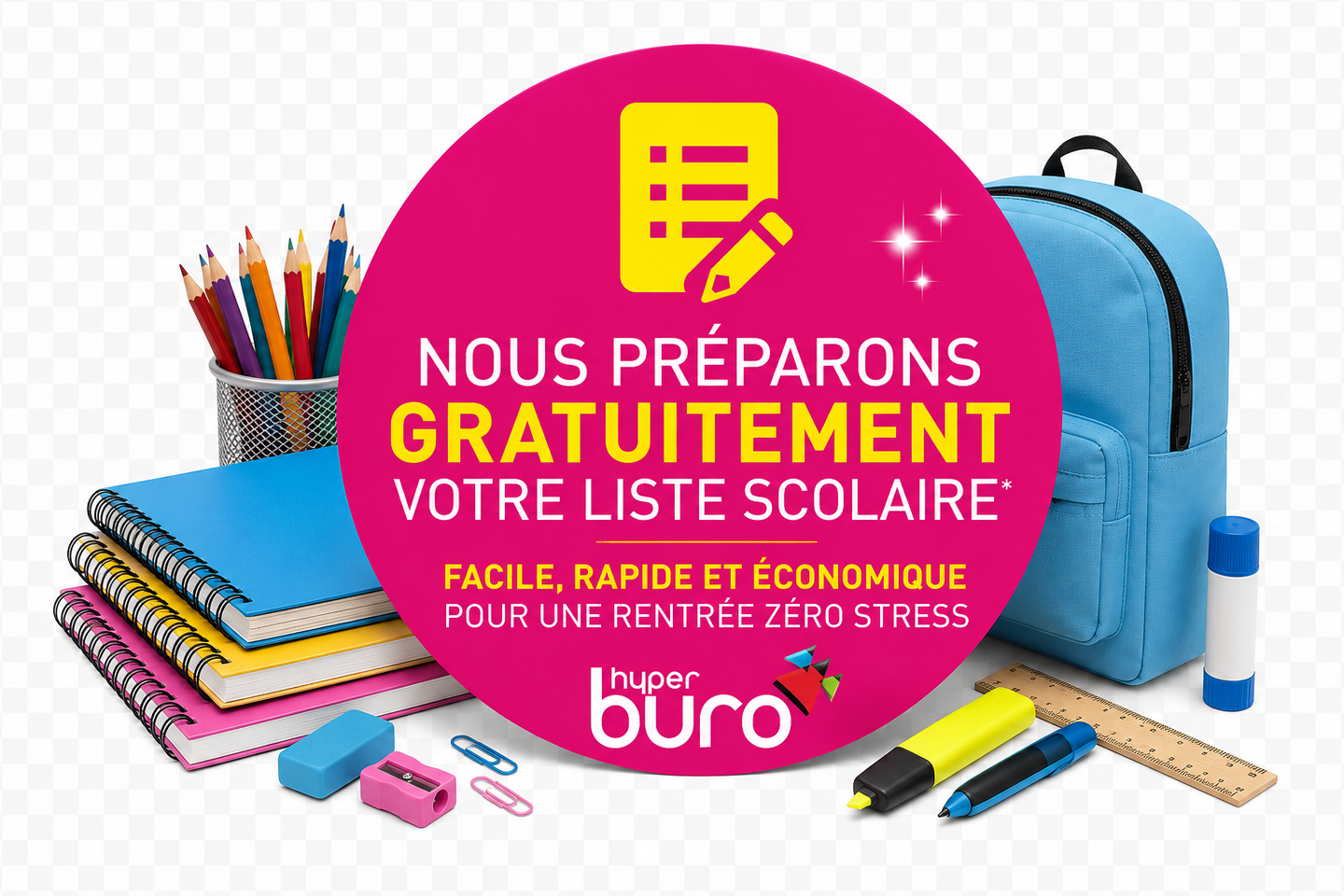 Preparation GRATUITE de liste scolaire